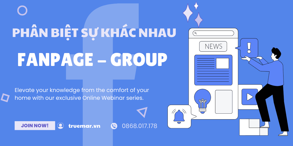 Phân biệt sự khác nhau giữa Fanpage và Group