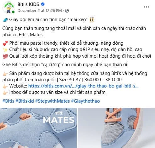 content giay dep 4- 5 Mẫu content giày dép cho nhóm bạn