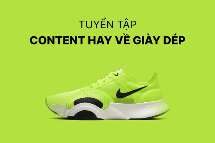 Tổng hợp các mẫu content giày dép