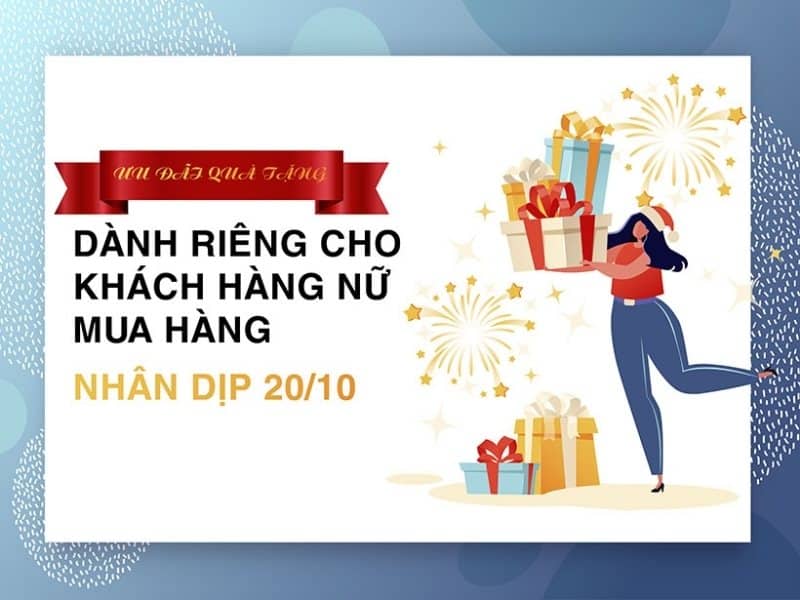 Content khuyến mãi 20/10 đặc sắc
