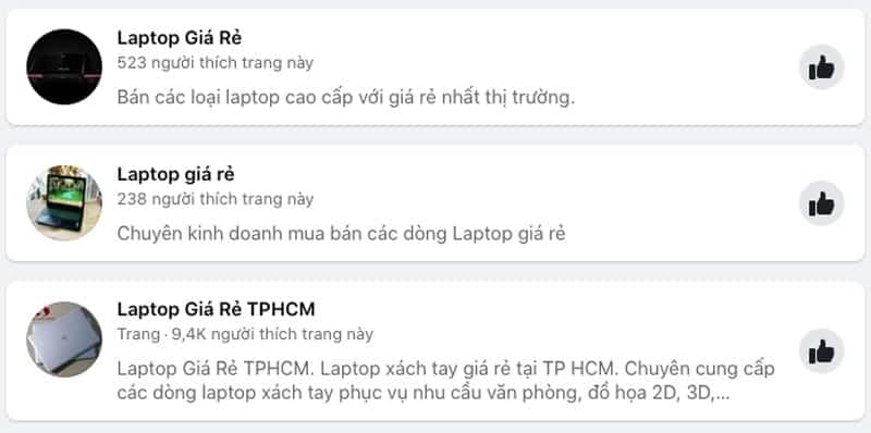 dat ten fanpage chuan seo 2- 3 Đặt tên fanpage chuẩn SEO với từ khóa chính của sản phẩm