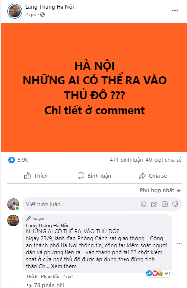 fanpage bi huy dang 3- 4 Nội dung bài đăng có giá trị