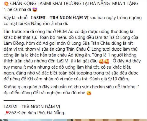 mau content khai truong 1- 4 Mẫu content khai trương khuyến mãi 1 tặng 1
