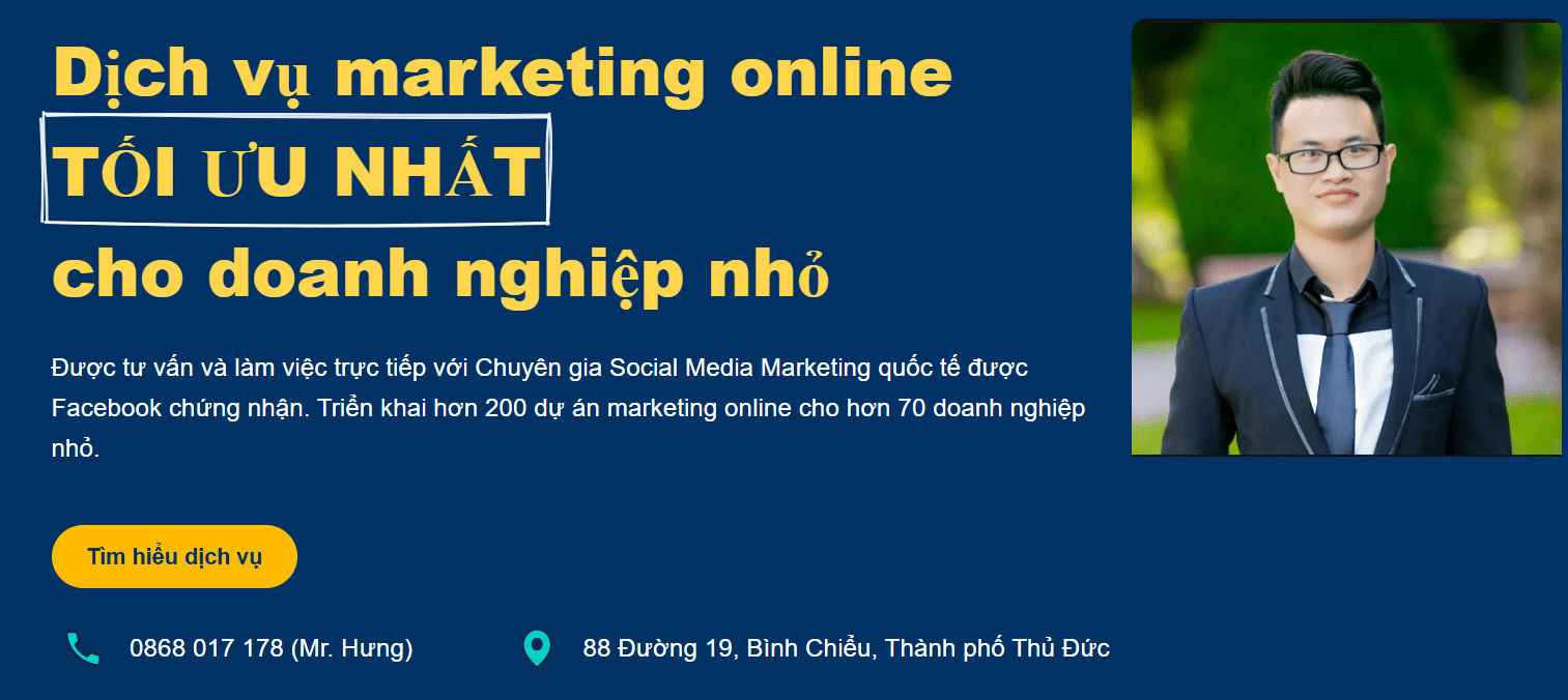Thiết kế website Thái Hưng Marketing