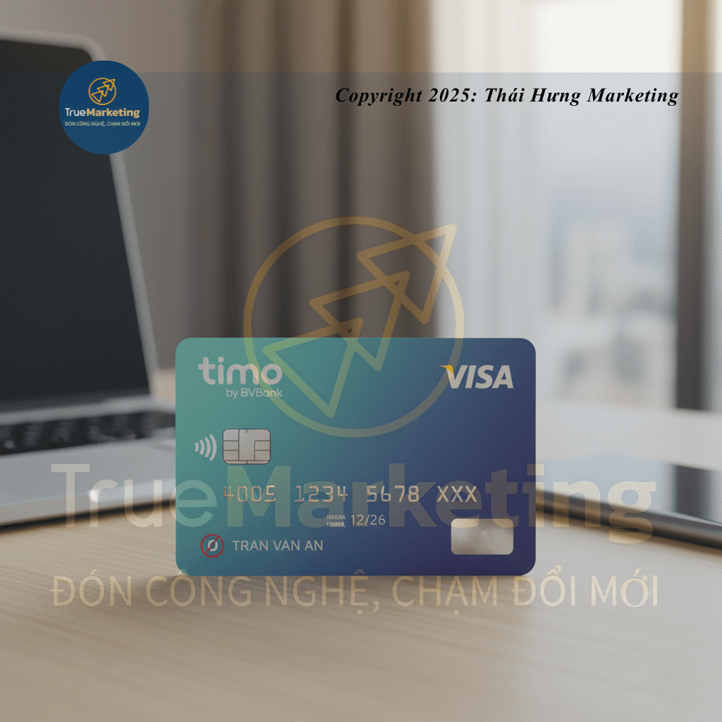 thẻ visa của timo by BV Bank
